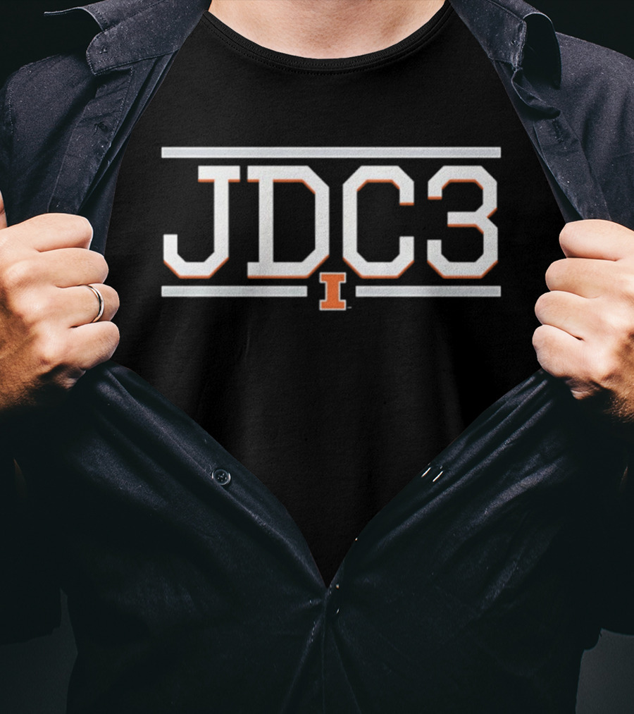 Illinois Fighting Illini JDC3 Jake Davis Corner 3 T-Shirt