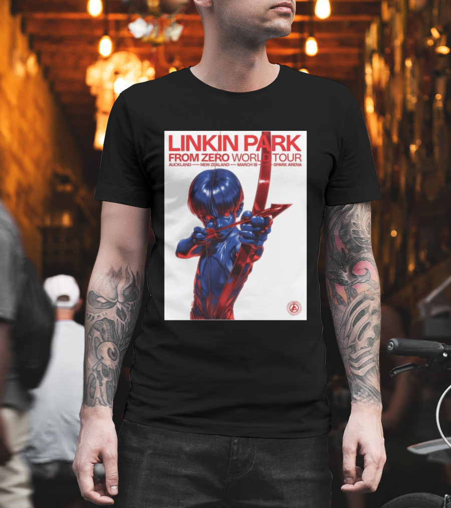 Linkin Park From Zero World Tour Auckland New Zealand 2026 March 18 Spark Arena T-Shirt