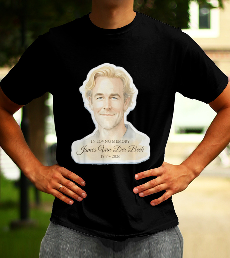 James Van Der Beek In Loving Memory 1977 2026 T-Shirt