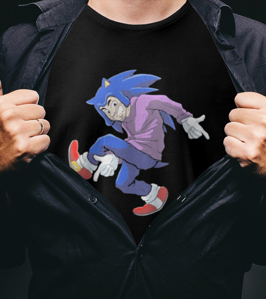 Malebox Malebox The Hedgehog Sonic T-Shirt