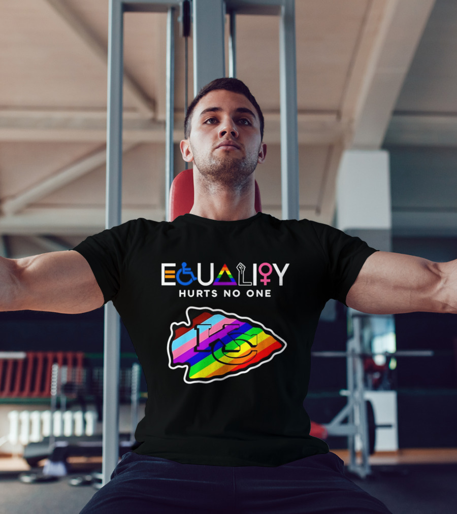 Kansas City Chiefs Equality Hurts No One LGBTQ Pride T-Shirt