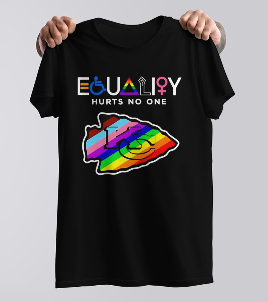 Kansas City Chiefs Equality Hurts No One LGBTQ Pride T-Shirt