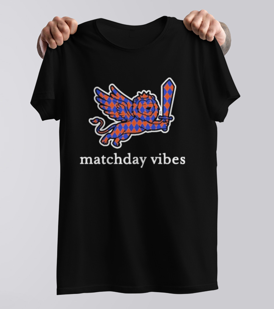 Winged Lion With Sword Matchday Vibes T-Shirt