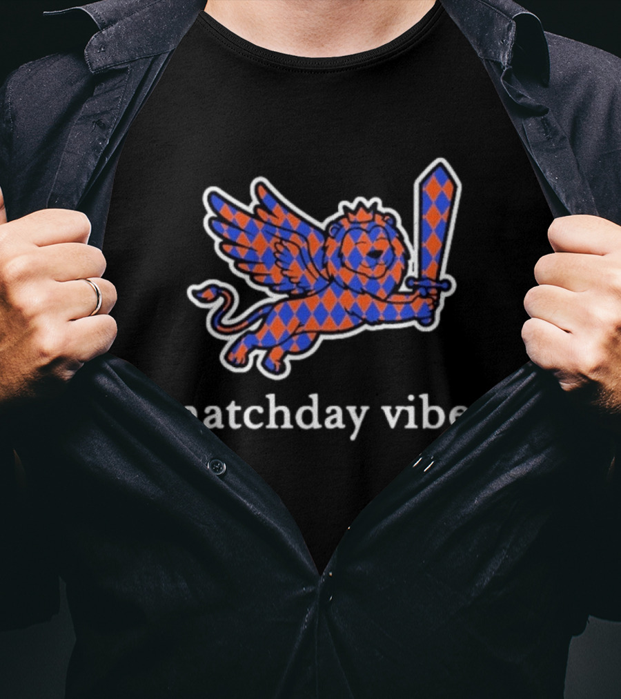Winged Lion With Sword Matchday Vibes T-Shirt