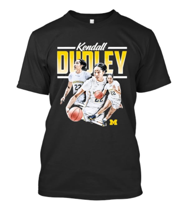 Kendall Dudley Michigan Wolverines Women's Basketball NCAA Player 22 T-Shirt