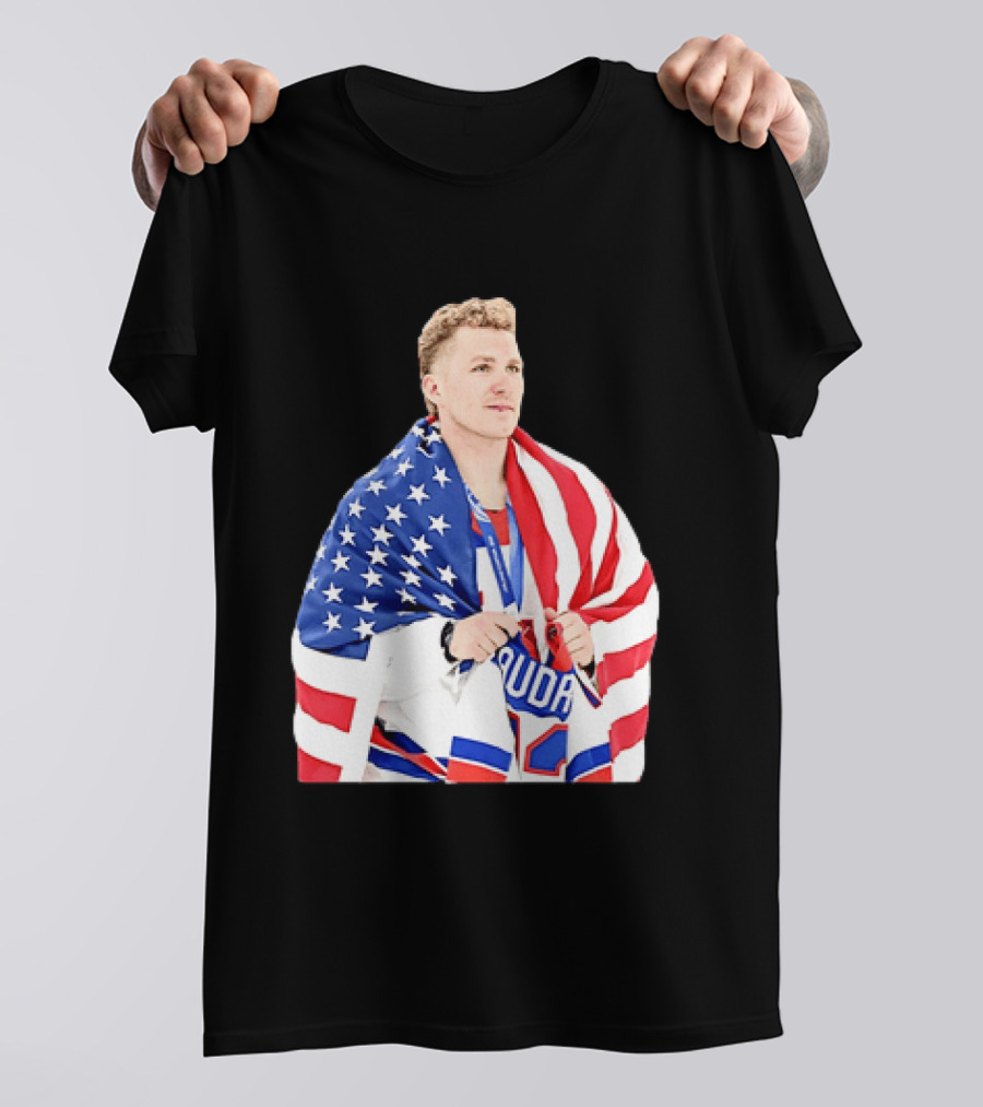 Matthew Tkachuk Team USA 2026 Milano Cortina Winter Olympics Golden Goal T-Shirt