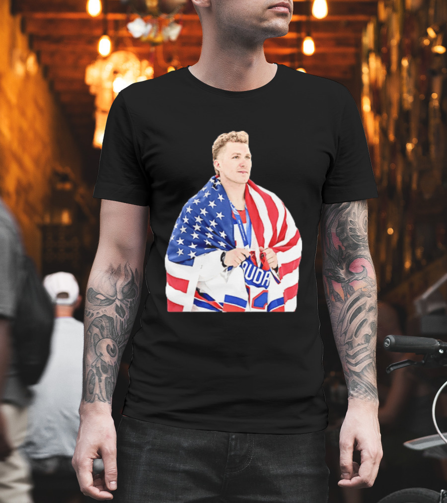 Matthew Tkachuk Team USA 2026 Milano Cortina Winter Olympics Golden Goal T-Shirt