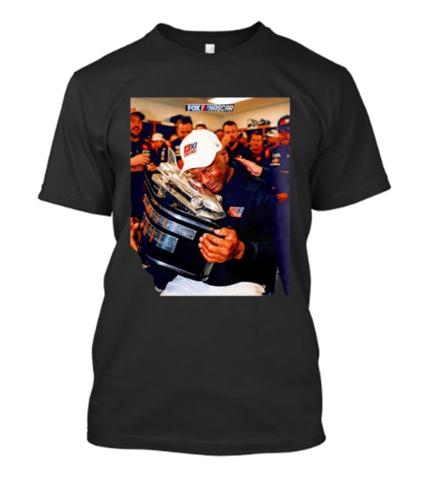 FOX NASCAR Michael Jordan 23XI Racing Daytona 500 Victory Celebration T-Shirt