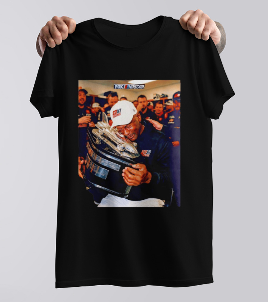 FOX NASCAR Michael Jordan 23XI Racing Daytona 500 Victory Celebration T-Shirt