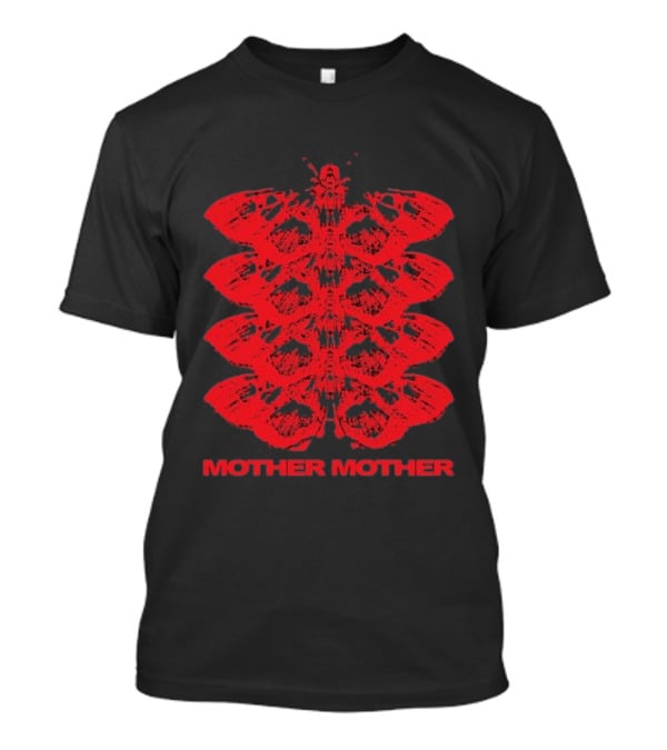 Mother Mother Red Moth Symmetrical T-Shirt