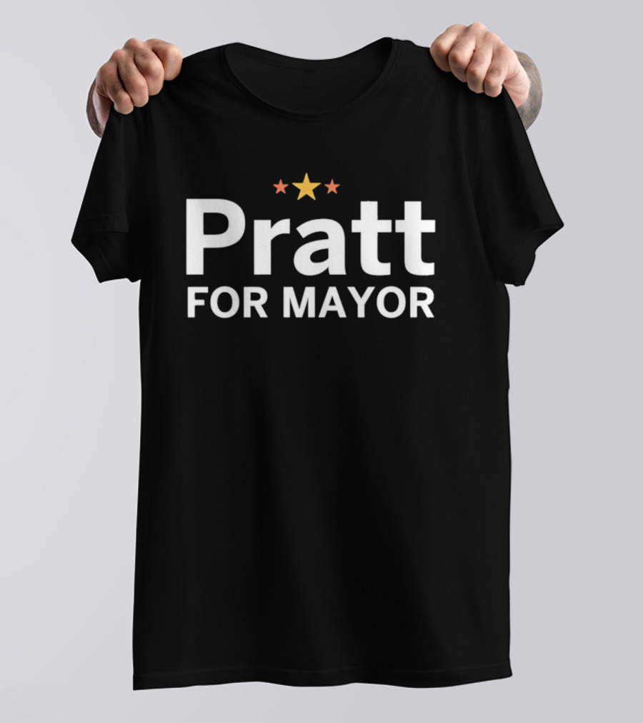 Pratt For Mayor Stars T-Shirt
