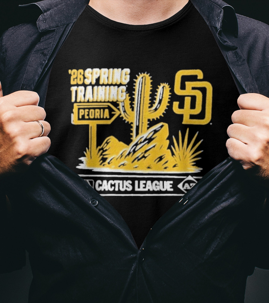 San Diego Padres 2026 Cactus League Spring Training Peoria MLB T-Shirt