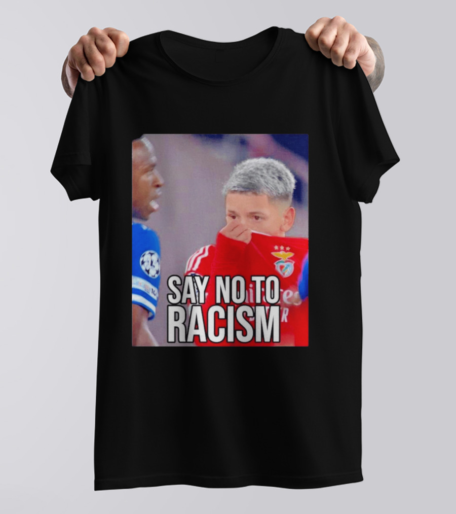Say No To Racism Prestianni Benfica Soccer Awareness T-Shirt
