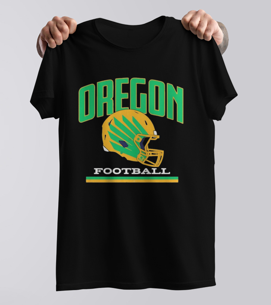 Oregon Ducks Football Team Helmet T-Shirt