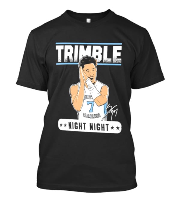 Seth Trimble North Carolina Tar Heels Basketball Tribute Night Night T-Shirt