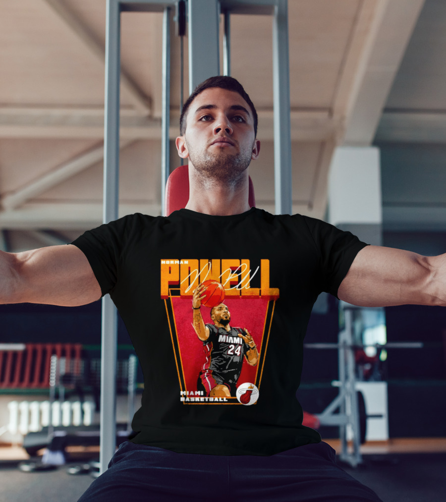 Norman Powell Miami Basketball 24 T-Shirt