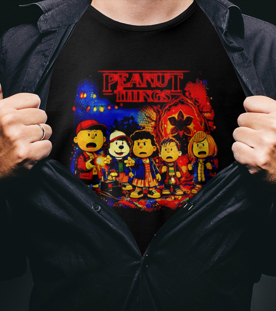 Peanut Things Parody Mashup Mystery Adventures T-Shirt