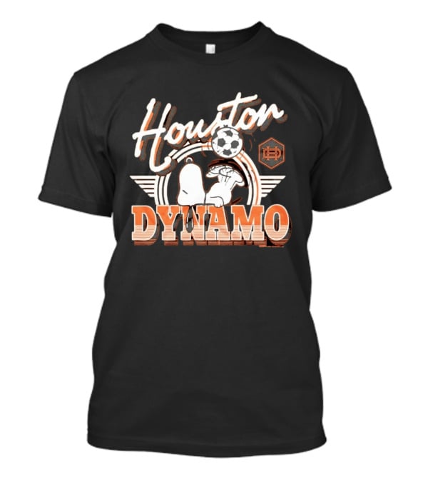 Houston Dynamo Snoopy Soccer Collaboration T-Shirt