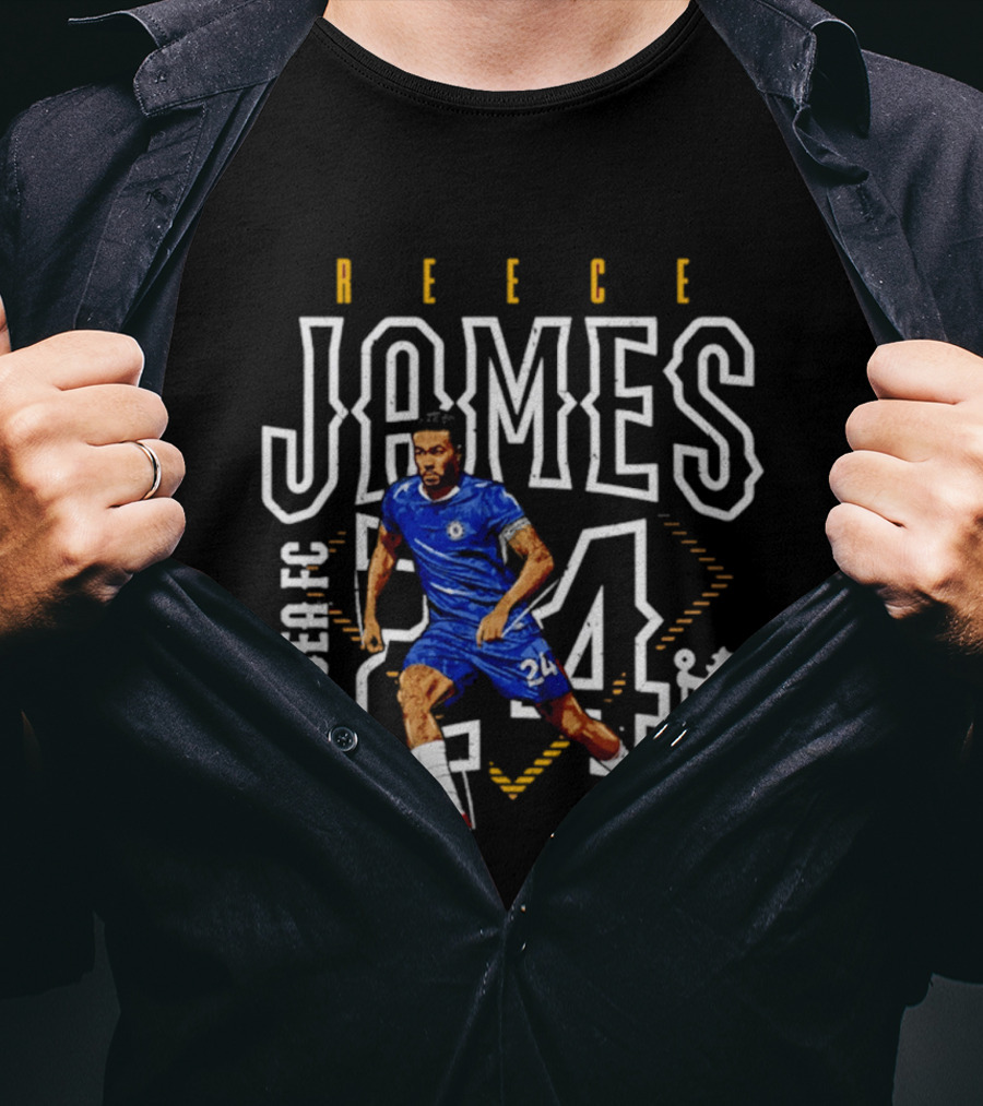Reece James Chelsea FC 24 Football Jersey Fan Gear T-Shirt