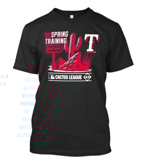 Texas Rangers 2026 Surprise Cactus League Spring Training MLB T-Shirt