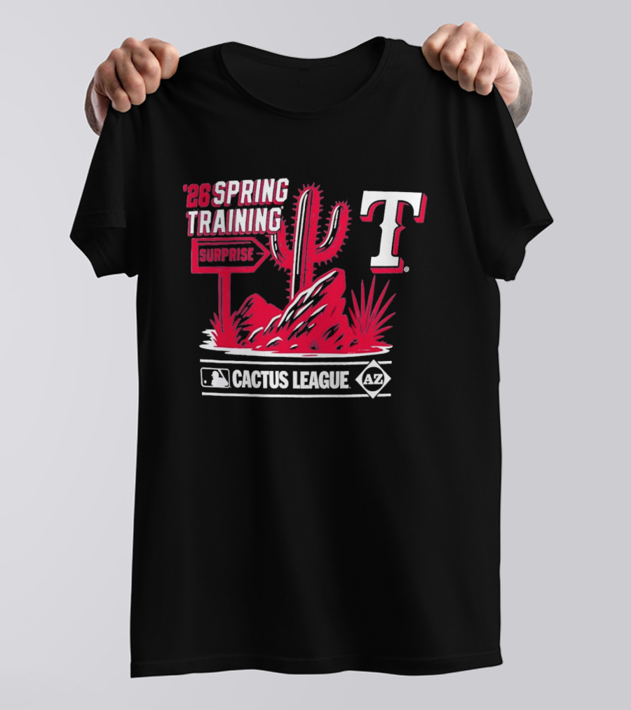 Texas Rangers 2026 Surprise Cactus League Spring Training MLB T-Shirt