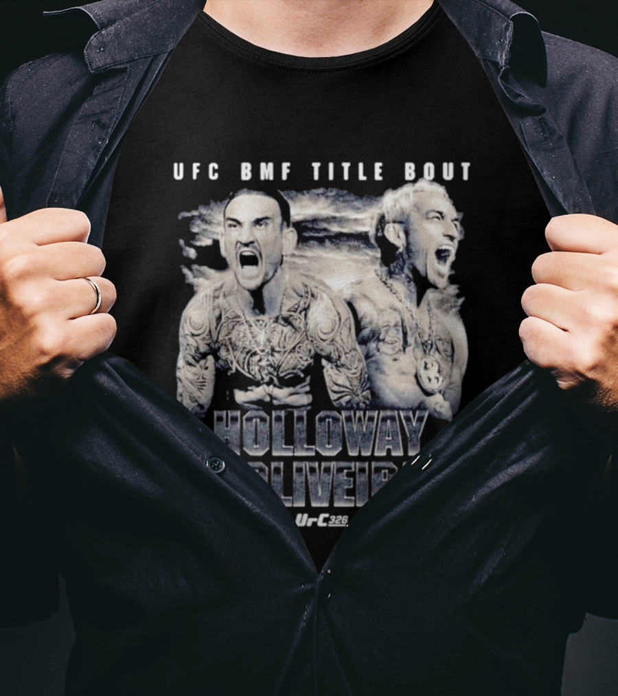 UFC BMF Title Bout Holloway Vs Oliveira 2 Or 326 T-Shirt