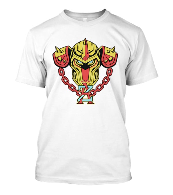 Arizona Juggernauts Robot Helmet Symbol With Chains T-Shirt