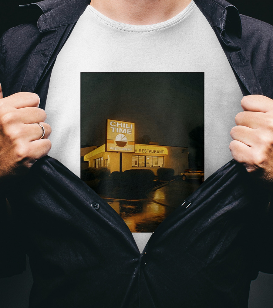 CHILI TIME Night Vibes Restaurant St Bernard Recreation Department T-Shirt