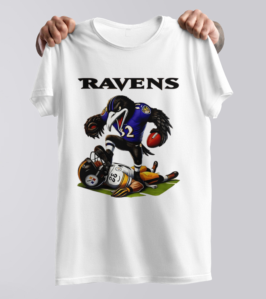 Ravens Vs Steelers Rivalry Intensity Football Battle T-Shirt