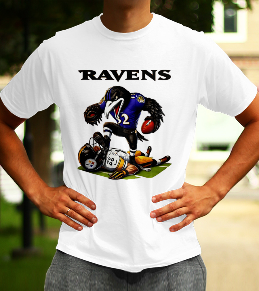 Ravens Vs Steelers Rivalry Intensity Football Battle T-Shirt