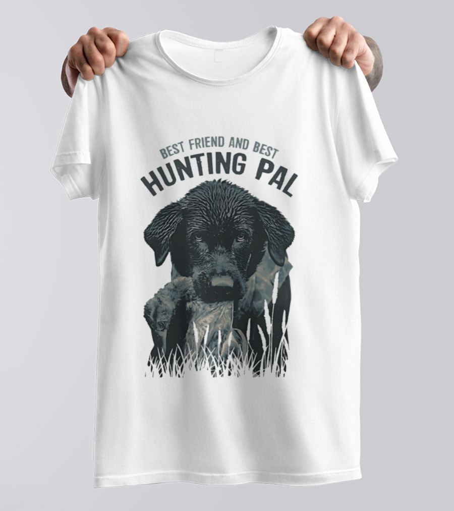 Best Friend And Best Hunting Pal Dog Retriever T-Shirt