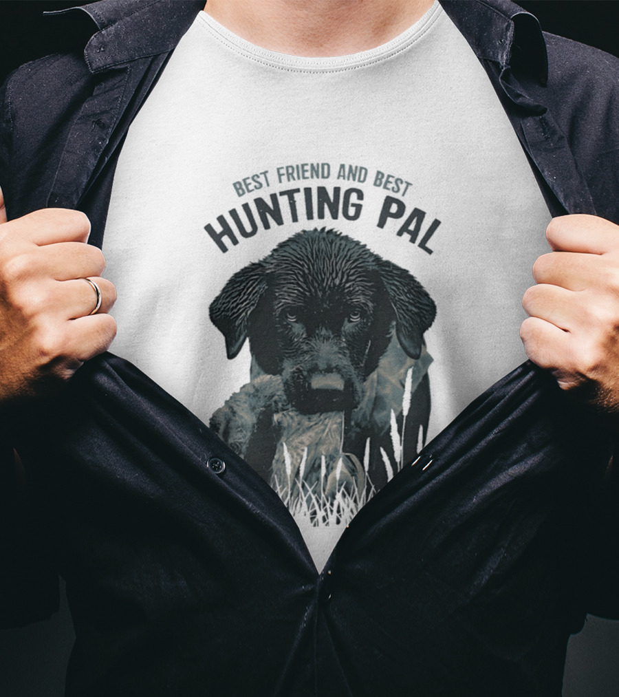 Best Friend And Best Hunting Pal Dog Retriever T-Shirt