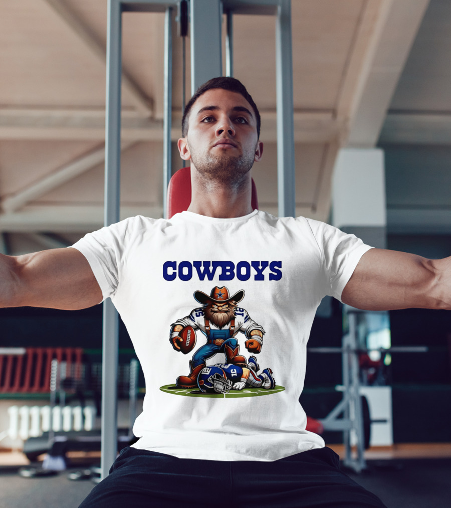 Cowboys Vs Giants Rivalry Iconic Clash Dallas Football Victory T-Shirt