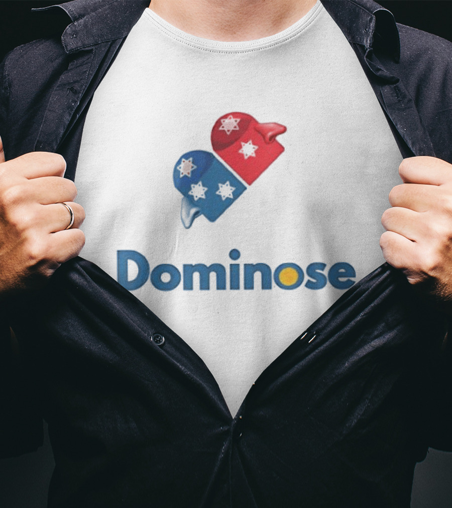 Dominose Pizza Logo Parody Fun Mashup T-Shirt