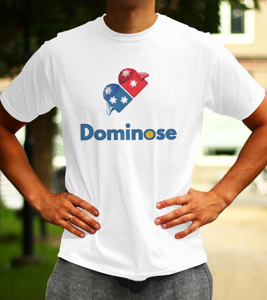 Dominose Pizza Logo Parody Fun Mashup T-Shirt