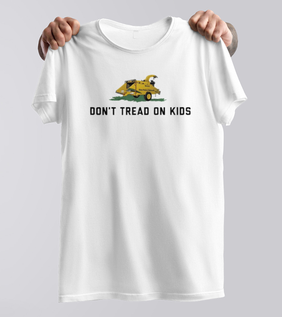 Don't Tread On Kids Woodchipper Tree Stump Evolution T-Shirt