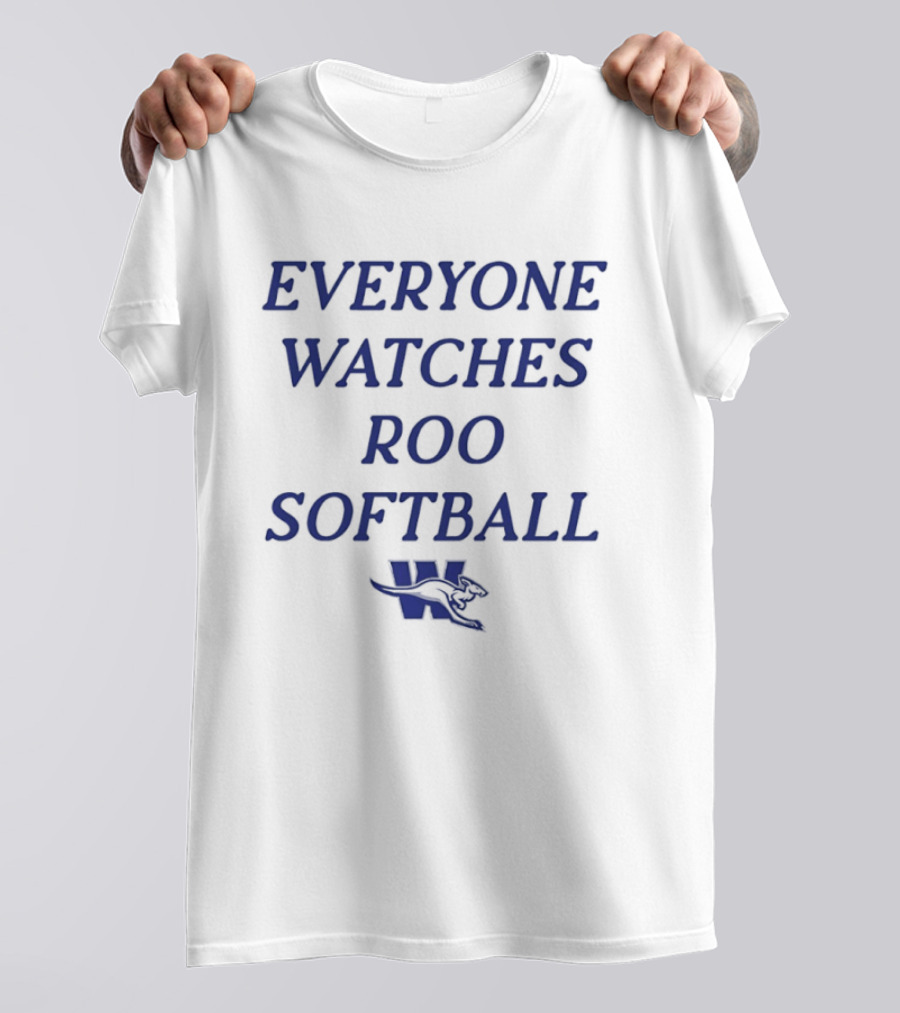 Everyone Es Roo Softball Kangaroo T-Shirt