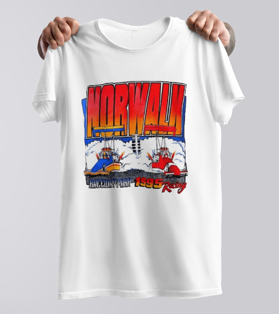 Norwalk Raceway Park 1995 Racing Dragsters Vintage Racing T-Shirt