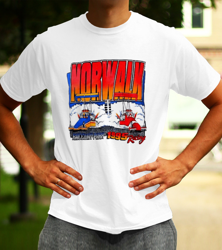 Norwalk Raceway Park 1995 Racing Dragsters Vintage Racing T-Shirt
