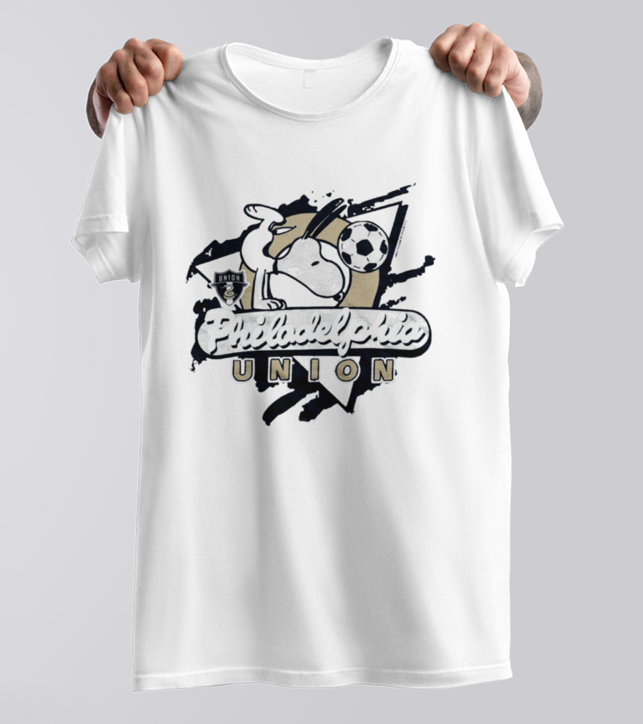 Snoopy Philadelphia Union Soccer Collaboration T-Shirt