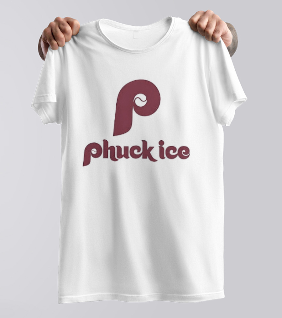 Phuck ICE Philadelphia Phillies Font T-Shirt