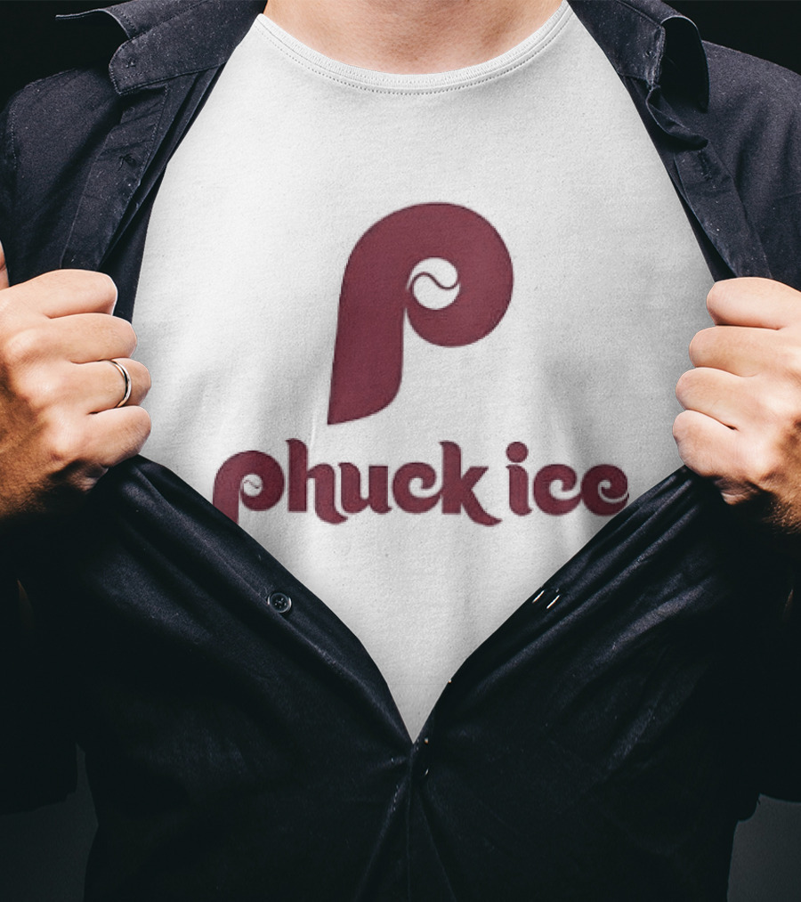 Phuck ICE Philadelphia Phillies Font T-Shirt