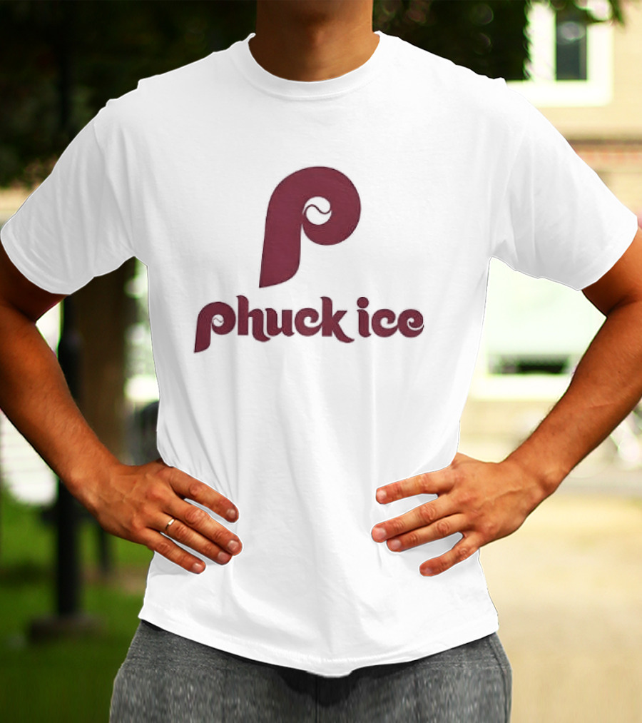 Phuck ICE Philadelphia Phillies Font T-Shirt
