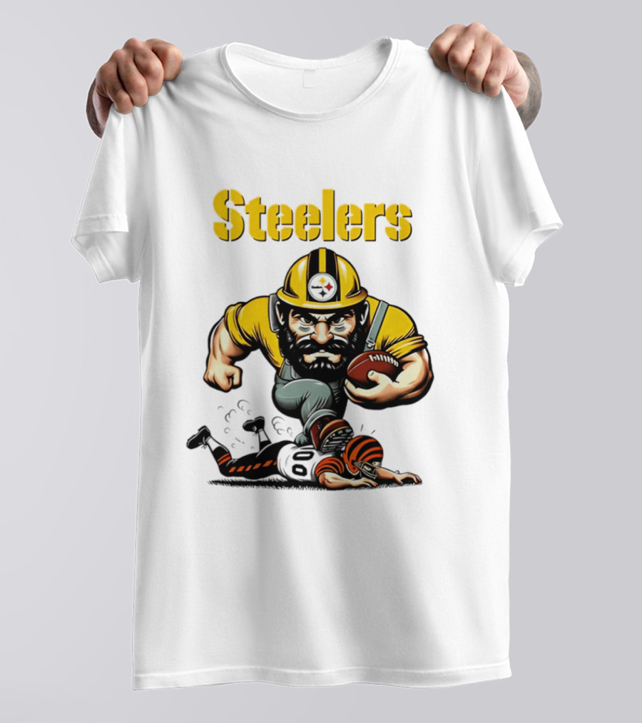 Steelers Dominate Bengals Rivalry Tough Football Showdown T-Shirt