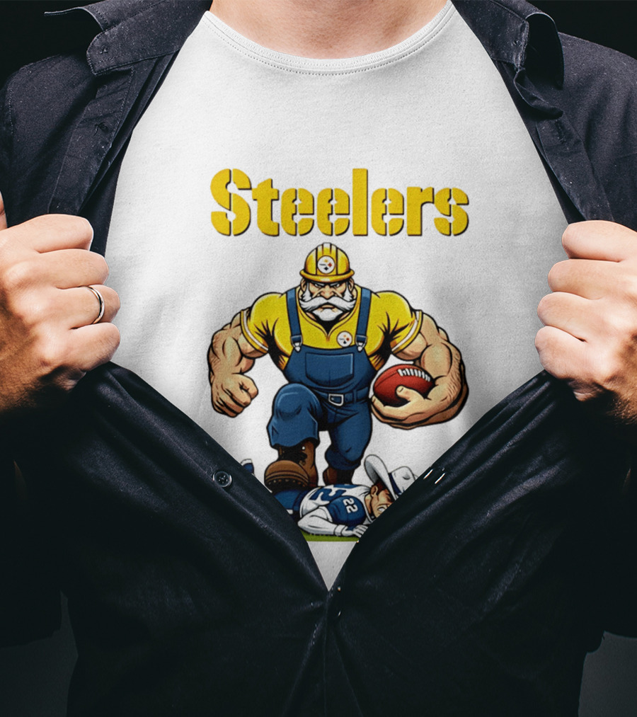 Pittsburgh Steelers Vs Dallas Cowboys Rivalries Football Cartoon T-Shirt