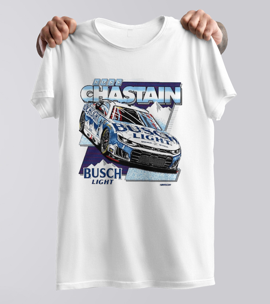 Ross Chastain Busch Light NASCAR Racing Car T-Shirt