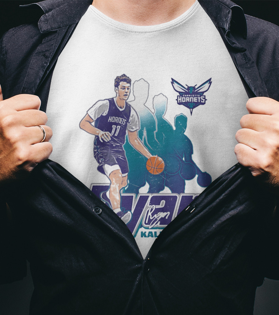 Charlotte Hornets Ryan Kalkbrenner Basketball 11 T-Shirt
