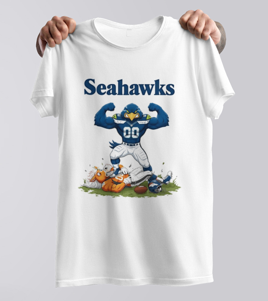 Seahawks Dominates Over Broncos Rivalry Victory T-Shirt
