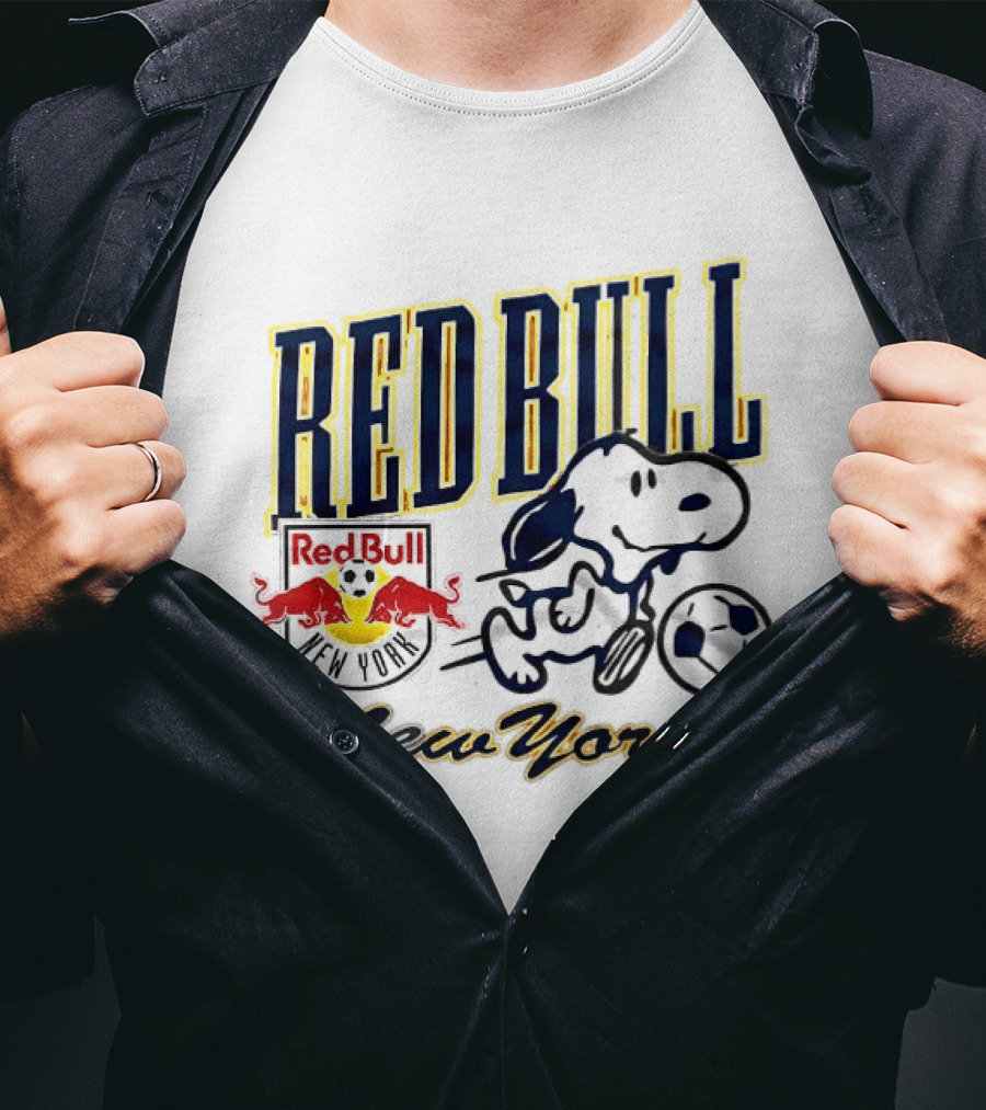 Red Bull New York Snoopy Peanuts Soccer T-Shirt
