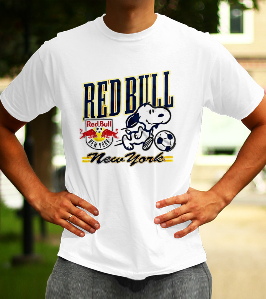 Red Bull New York Snoopy Peanuts Soccer T-Shirt